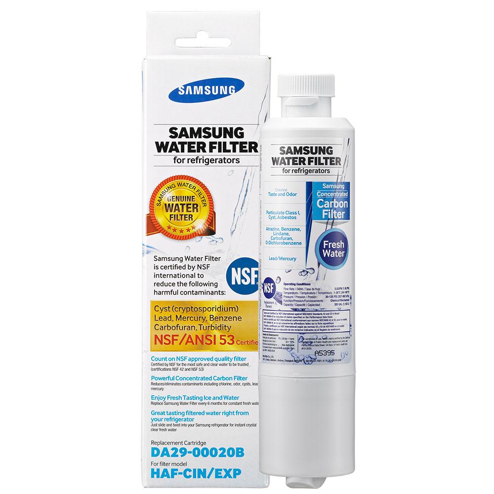 Samsung DA2900020B Refrigerator Water Filter, 1Pack Amazon.ca Tools