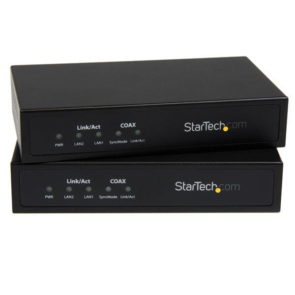 Gigabit over Network Extender Kit 2.4km IP to Coax Converter