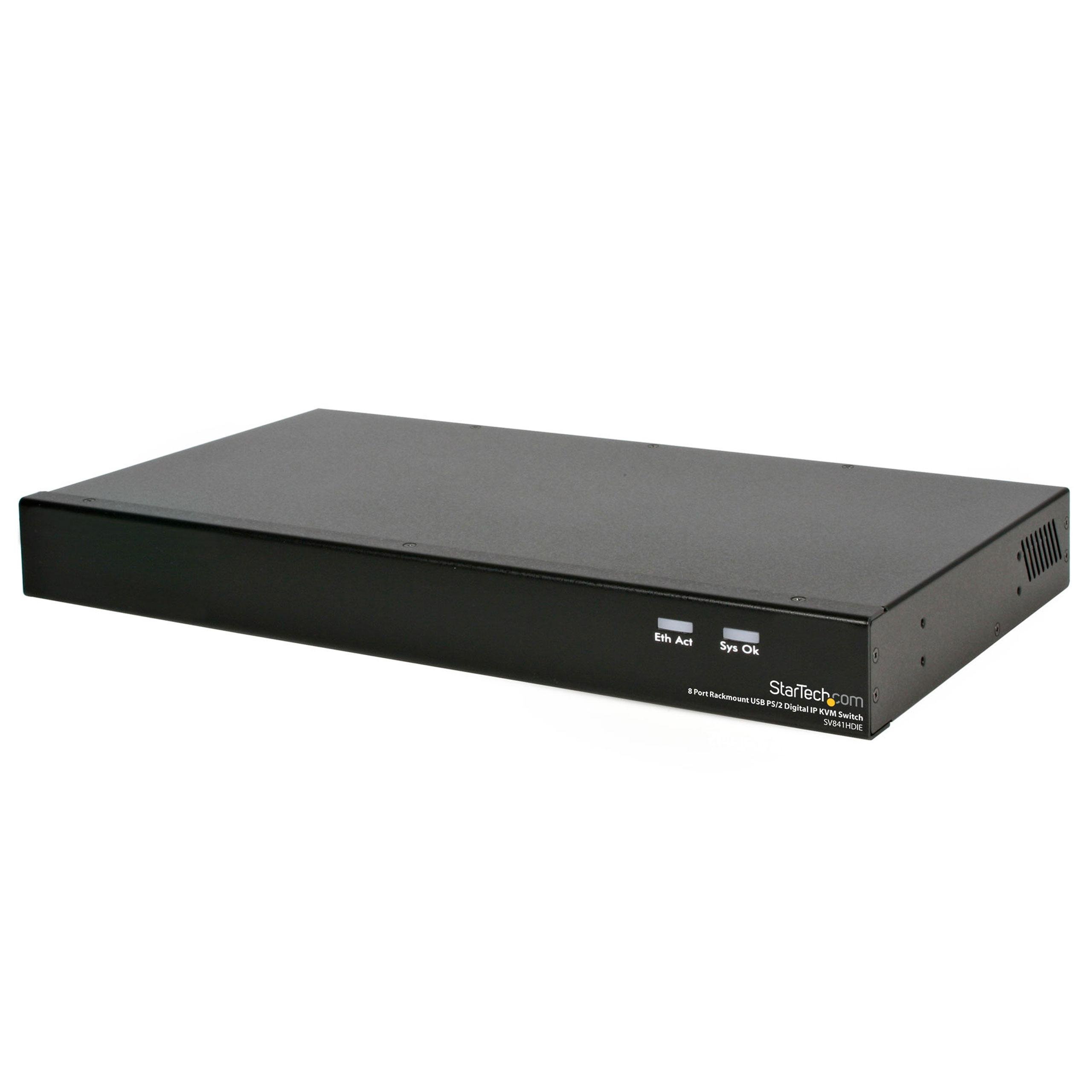 8Port IP KVM Switch Rackmount USB PS/2 Digital IP KVM Switch 1U (SV841HDIE
