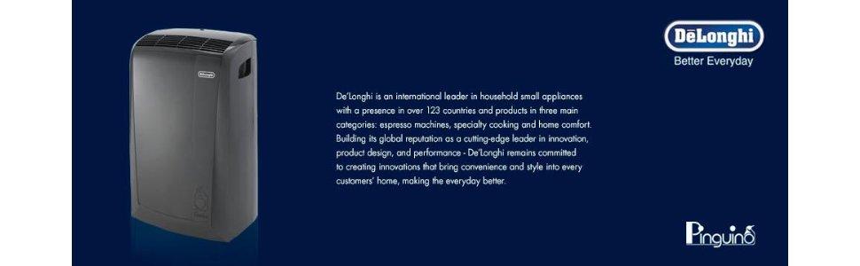Delonghi PACN130HPE 13000 BTU 4-in-1 Portable Air Conditioner with Heat