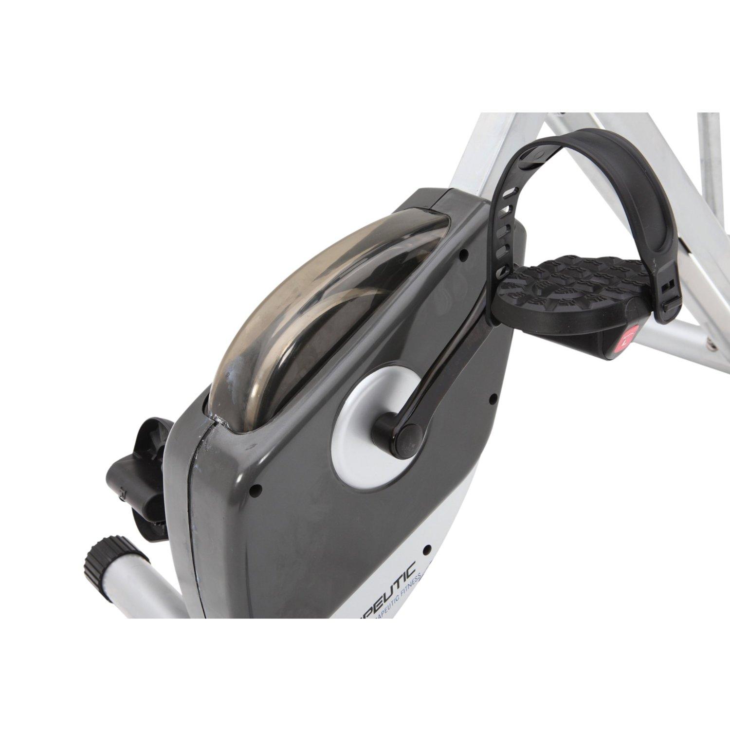 exerpeutic 1200 folding magnetic upright bike with pulse review