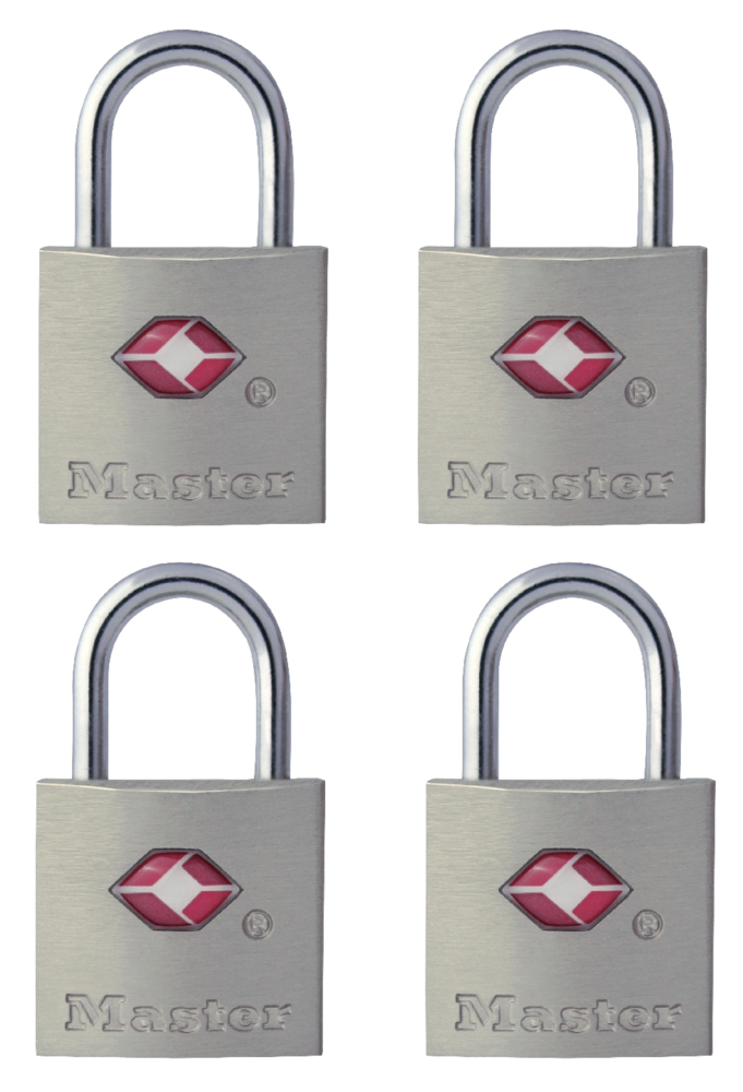 Master Lock 4683Q TSAApproved Nickel Keyed Alike Luggage/Baggage Lock