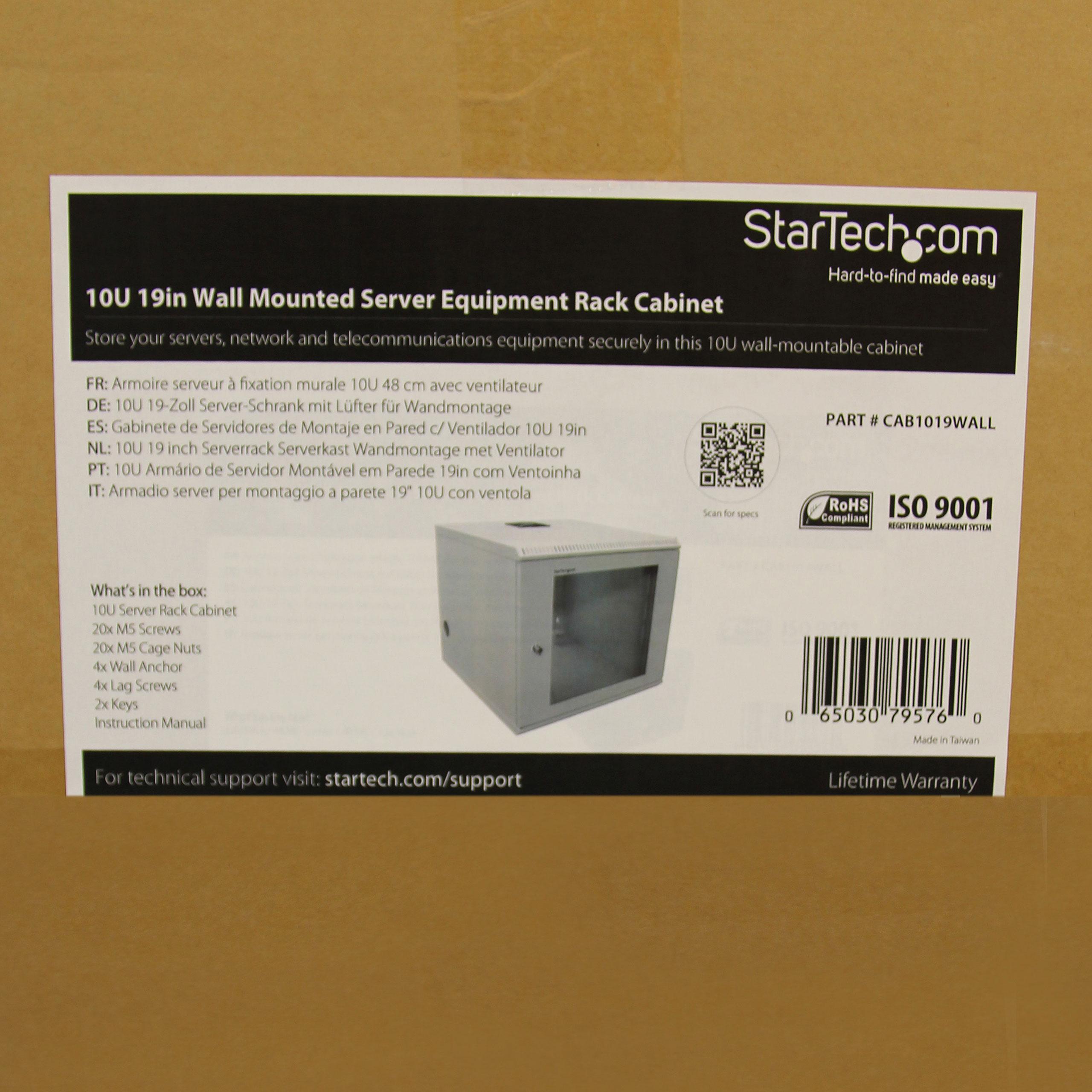 2 Post Wall Mount Network Switch 10U Mounting