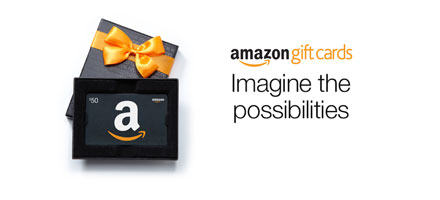 Imagine the possibilities Amazon Gift Cards