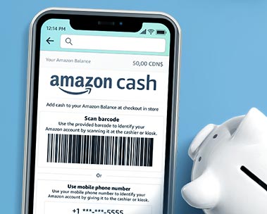Shop Amazon.com without a debit or credit card