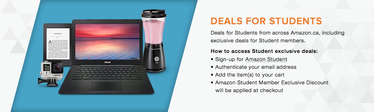 Amazon.ca: Deals for Students