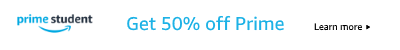 50% Off  Prime when you join Prime Student