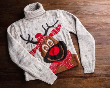 Ugly holiday sweaters