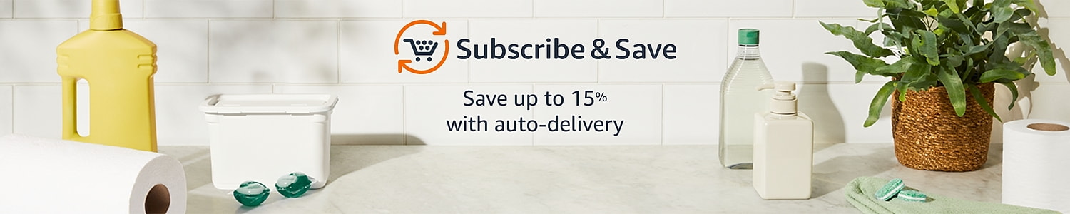 Save up to 15% with auto-delivery