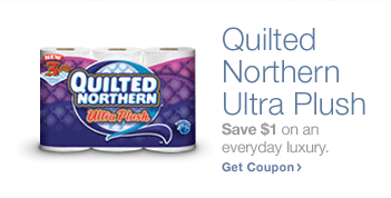 Quilted Northern Ultra Plush: Save $1 on an everyday luxury. Get coupon