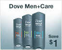 Dove Men+Care. Save $1.