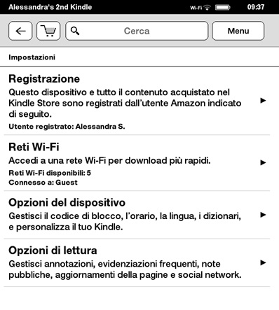 Illustration of Settings page