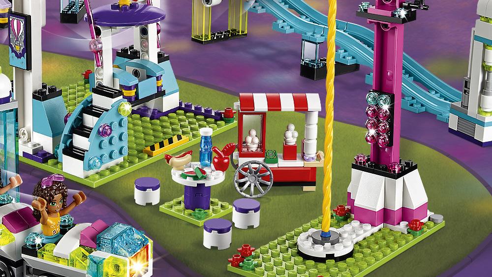 LEGO Friends Set Costruzioni Le Montagne Russe del Parco Divertimenti, Colore Vari, 41130: LEGO 