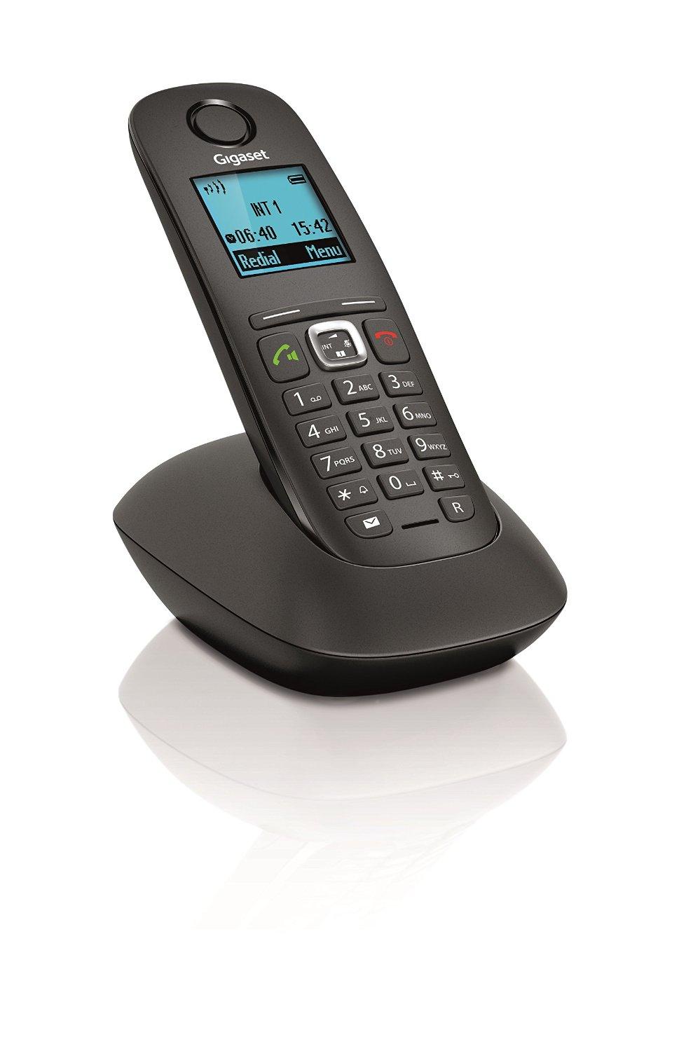 Gigaset A 540 Telefono Cordless, Display Illuminato 4 Colori, Vivavoce