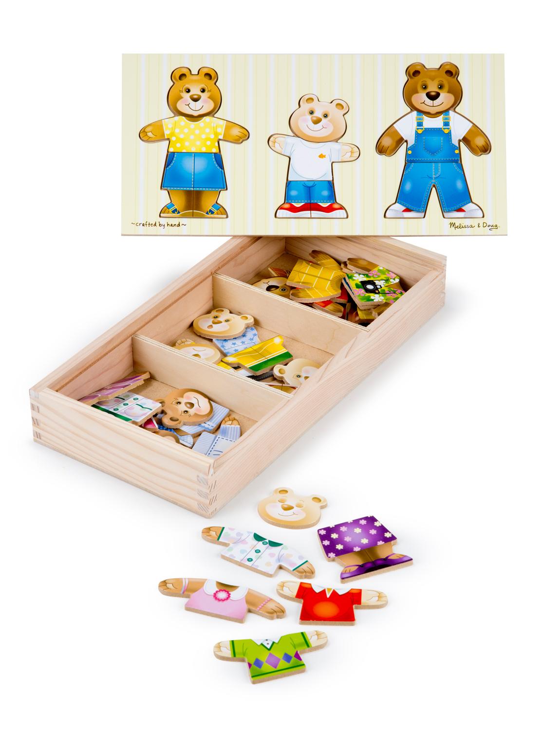 Puzzle In Legno Vesti la famiglia Orsi