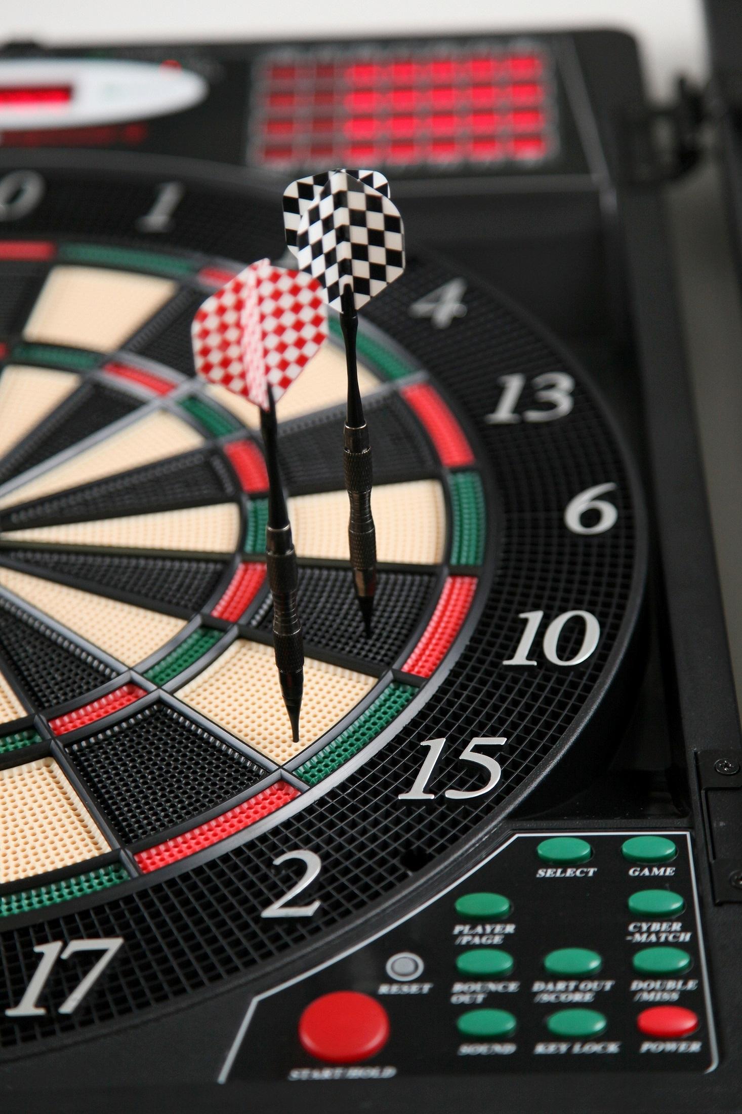 Bersaglio Elettronico WIN.MAX Con 12 Freccette | 65 Varianti Di Gioco | Per 1-8 Giocatori | Professionale - Foto 2