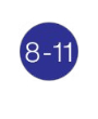 8-11 años