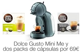 Consigue una cafetera Dolce Gusto Mini Me y dos packs de c&aacute;psulas por 69&euro;