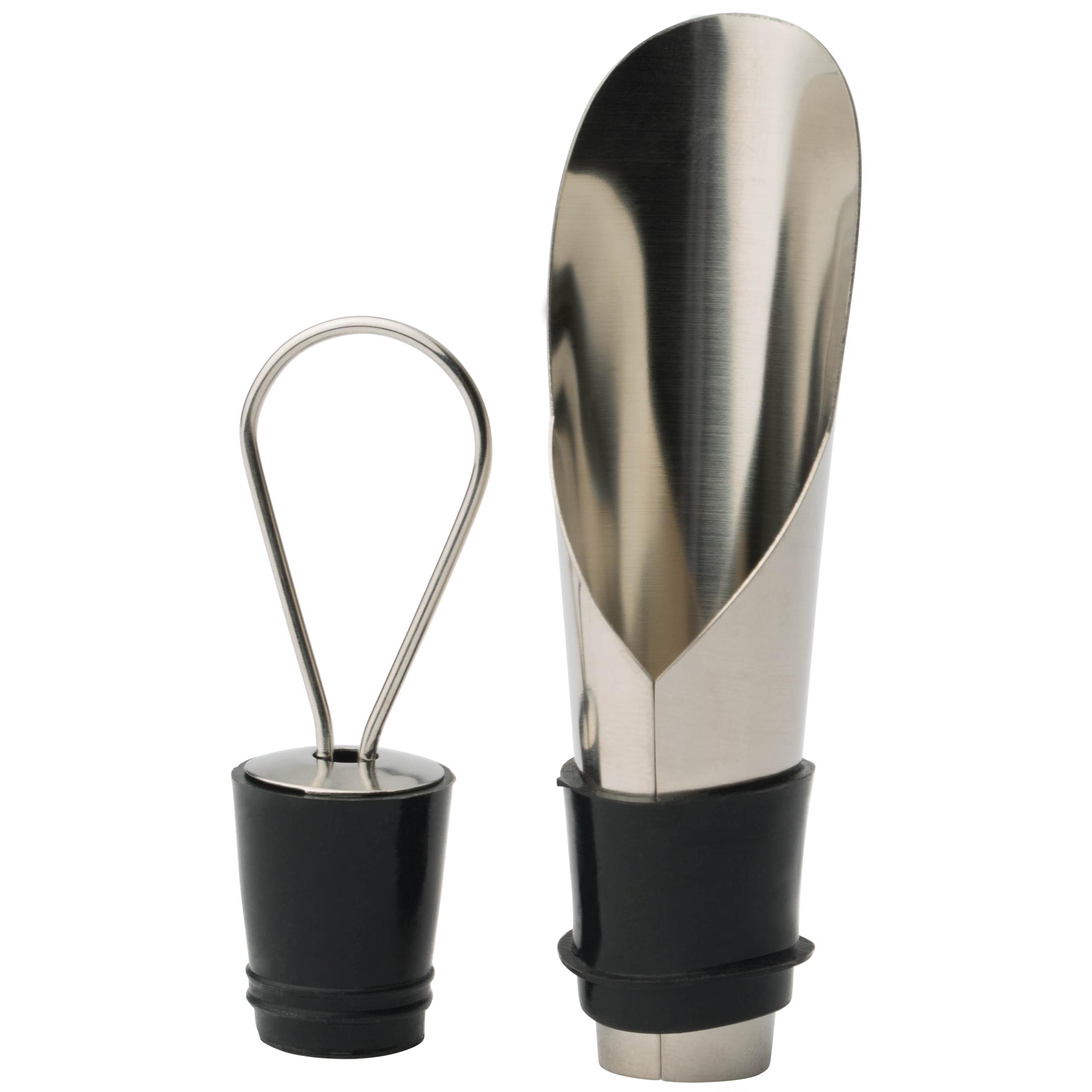 Set Accessori Vino VB VIN BOUQUET - Apriscatole, Versatore, Tappo E Anello Antigoccia - Foto 10