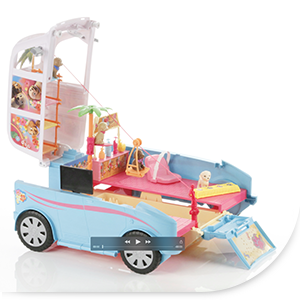 coche parque de perritos barbie