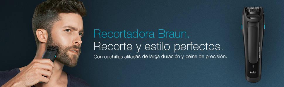 Braun BT 5050 - Recortadora de barba de maxima precision para un estilo perfecto