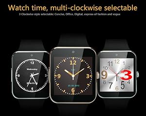 Dam - Gt08 Bluetooth Watch Black : Amazon.es: Electrónica
