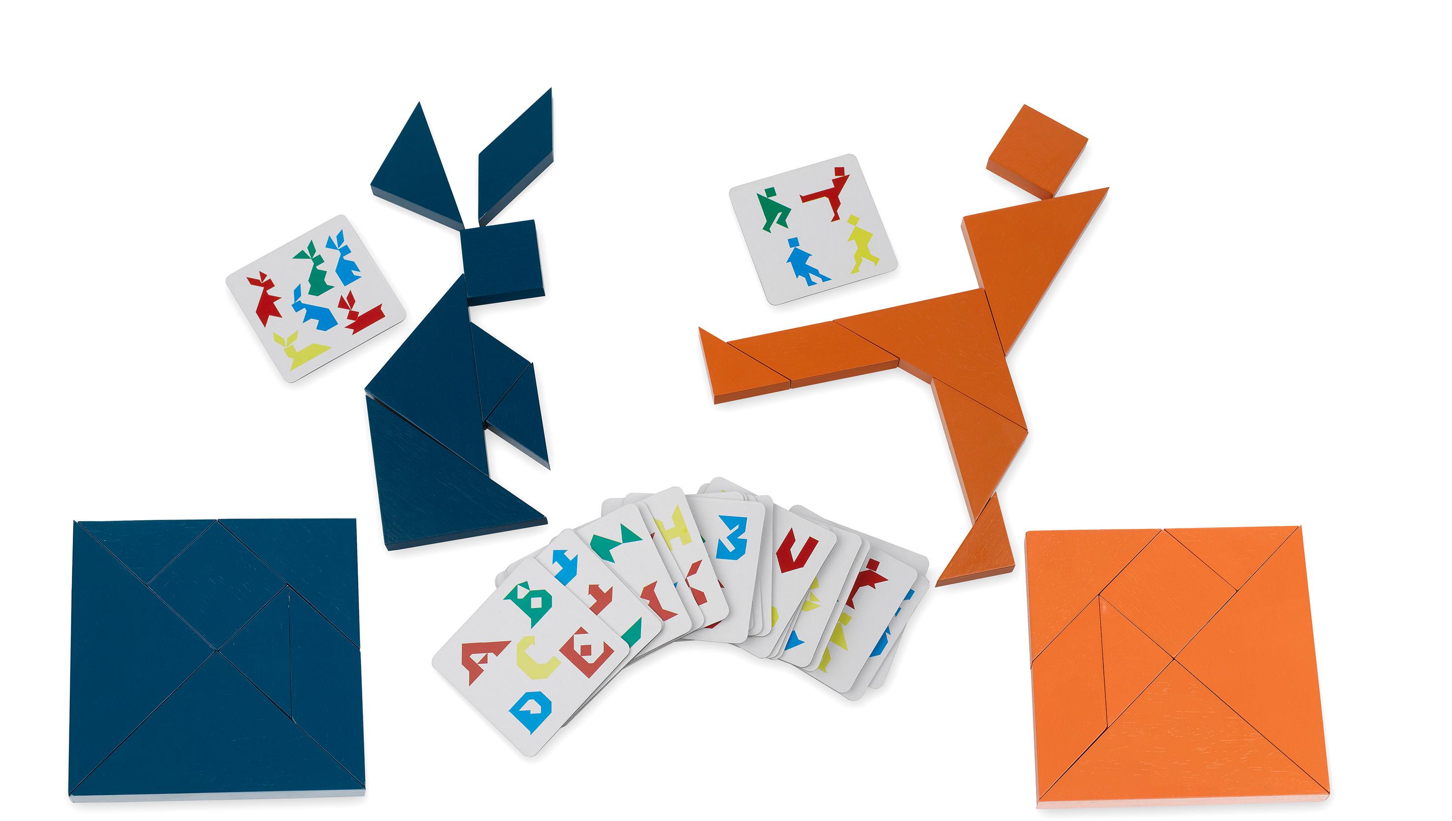 Aquamarine Games - Puzzle In Legno Triangolo Espandibile Con 10 Livelli Di Difficoltà - Gioco Da Tavolo Educativo Per Migliorare Concentrazione E Visione Spaziale, Dai 9 Anni
