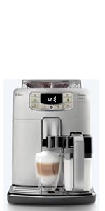 Saeco Intelia Deluxe Cafetera expreso súper automática, 1900 W, 1.5 litros,  Acero Inoxidable, Negro : Amazon.es: Hogar y cocina