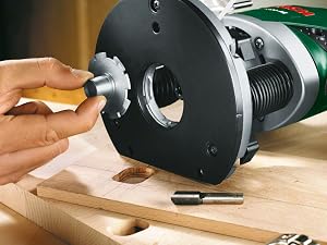 Bosch POF 1200 AE - Fresadora de superficie (1200 vatios, en caja de  cartón) : Amazon.es: Bricolaje y herramientas