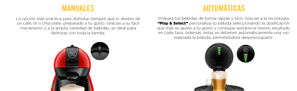 cafeteras automaticas y manuales Krups Dolce Gusto