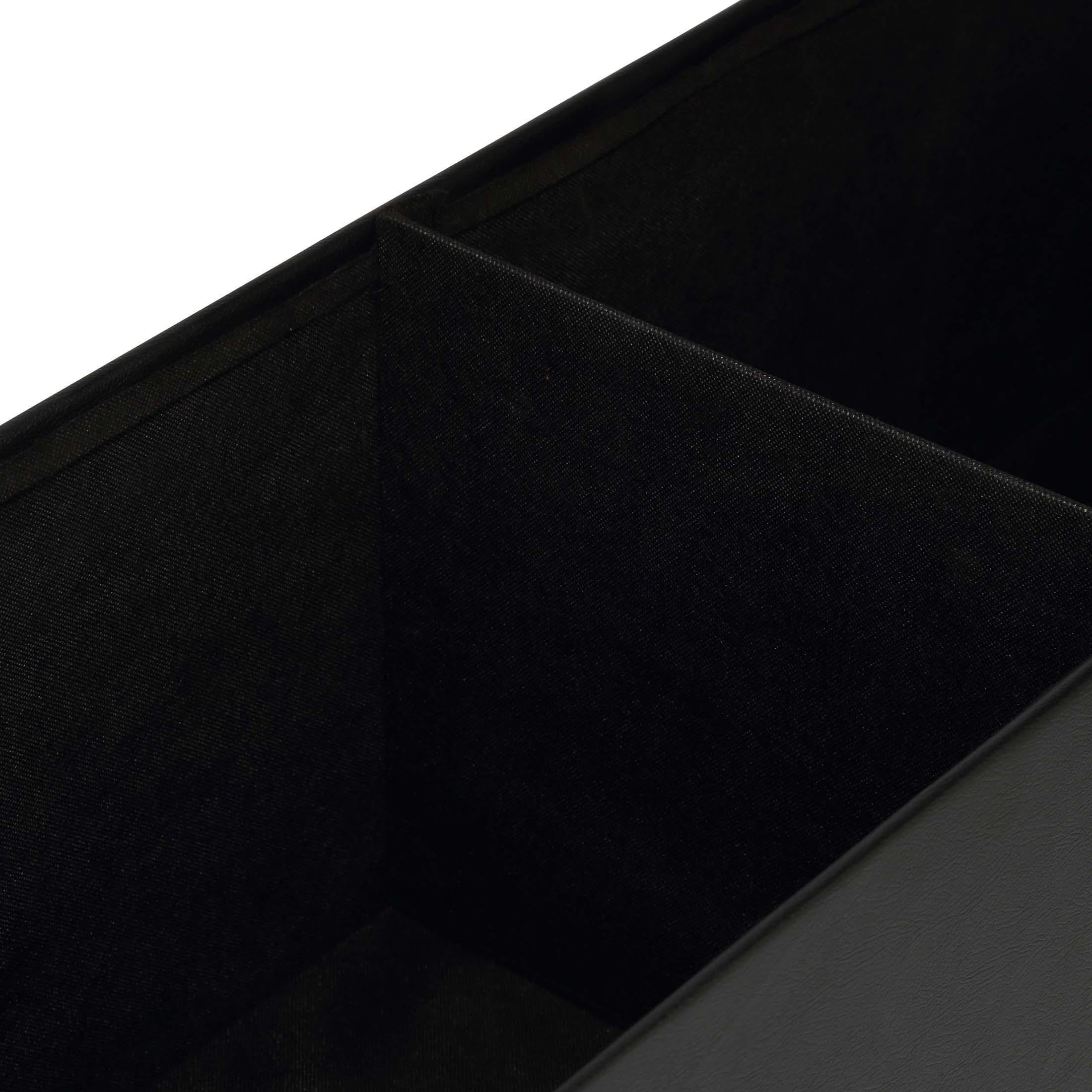 Levivo Banco plegable y acolchado con caja de almacenamiento, muy