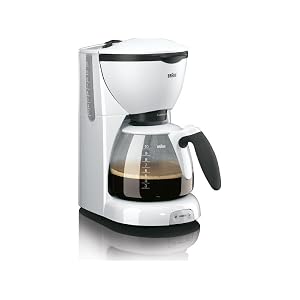 Braun KF 520 - Cafetera eléctrica, color blanco : Amazon.es: Hogar y cocina