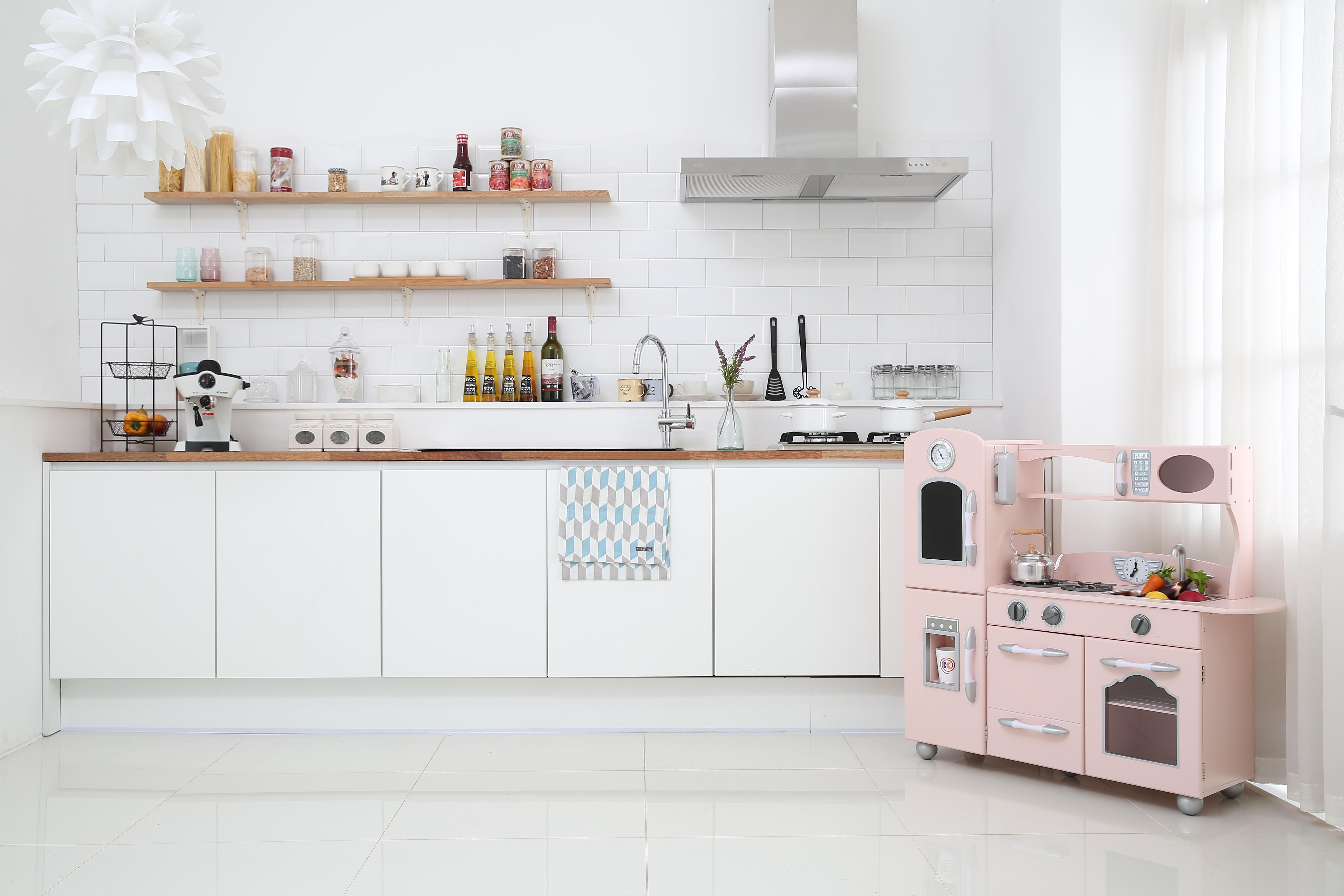 Teamson niños - cocina a juego, color de rosa 1 pieza: Amazon.es