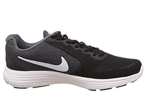 Nike Revolution 3 Black MTLC Dark Grey Negro Hombre