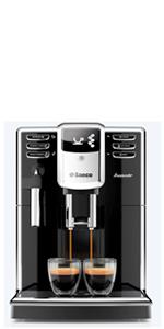 Saeco Intelia Deluxe Cafetera expreso súper automática, 1900 W, 1.5 litros,  Acero Inoxidable, Negro : Amazon.es: Hogar y cocina