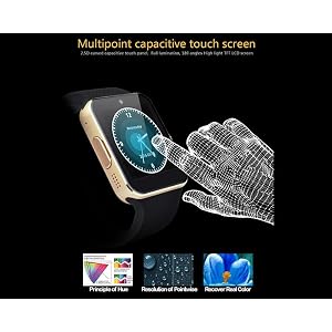 Dam - Gt08 Bluetooth Watch Black : Amazon.es: Electrónica