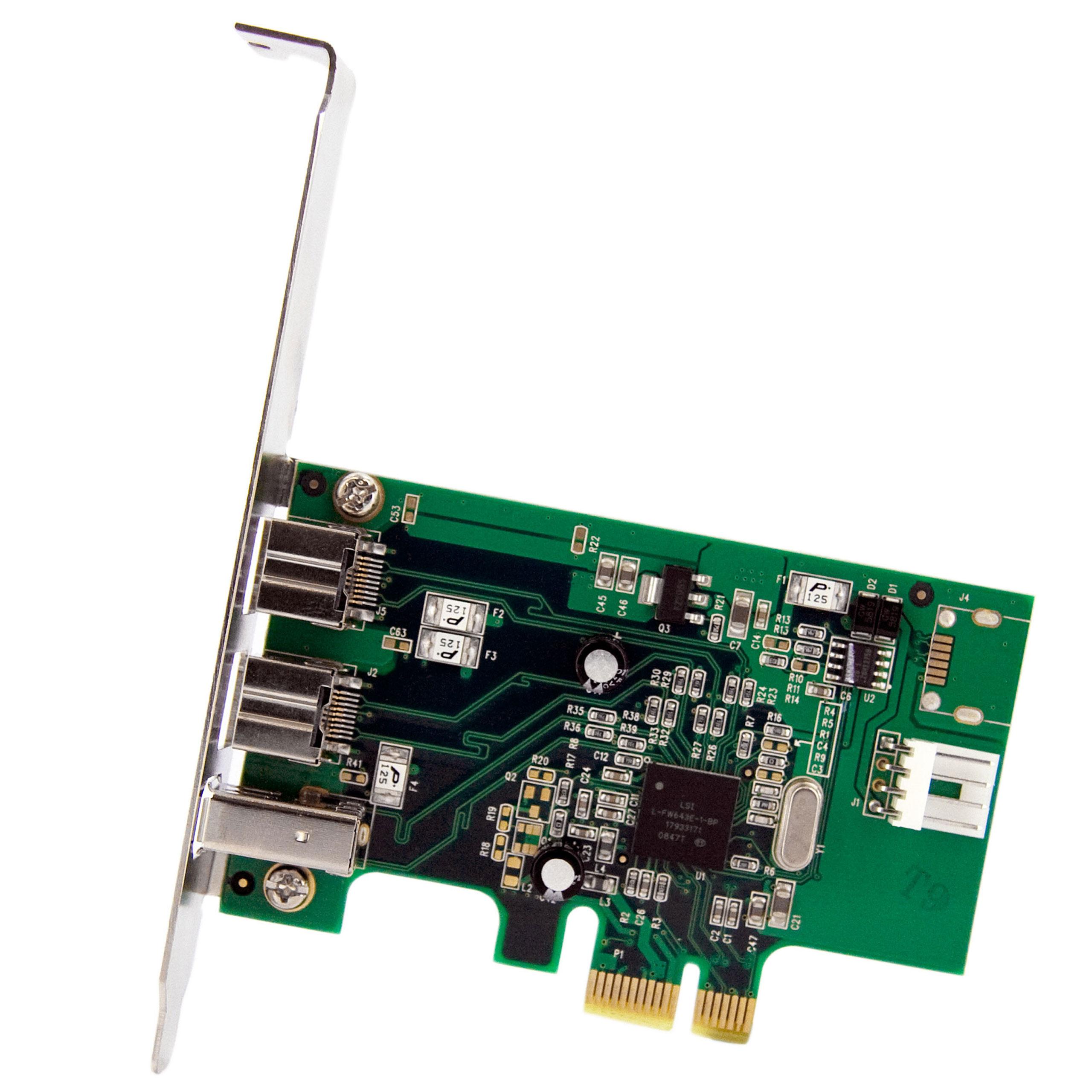 StarTech PEX1394B3 Tarjeta FireWire PCIExpress PCIe 1394b Startech