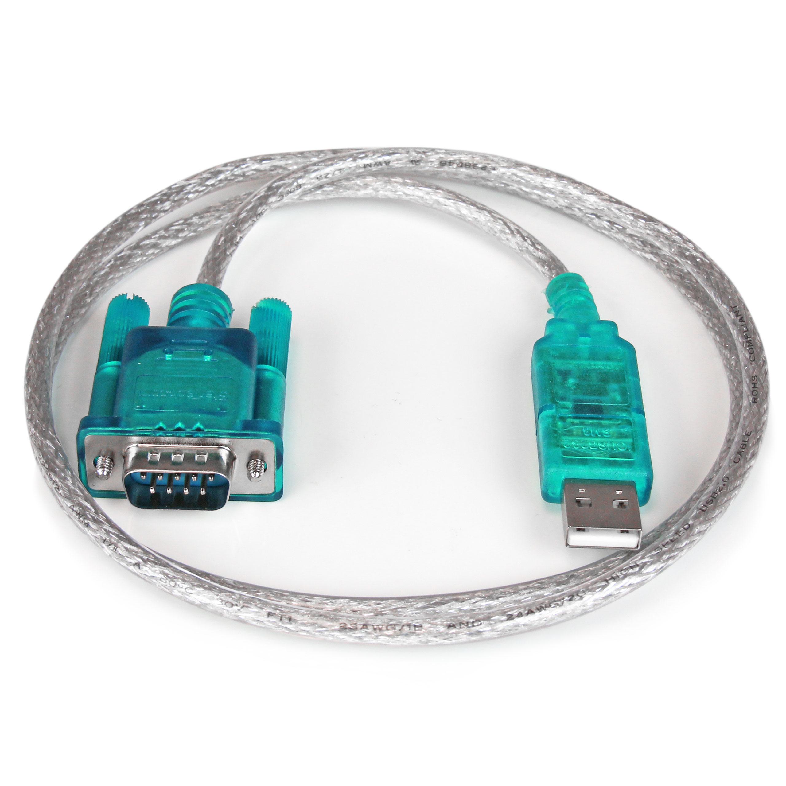 ICUSB232SM3 Cable Adaptador USB a Puerto Serie, 0.9 m