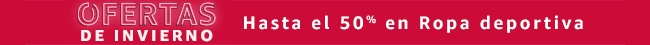Ofertas de invierno, descuentos en ropa deportiva