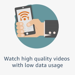 Watch high quality videos with low data usage