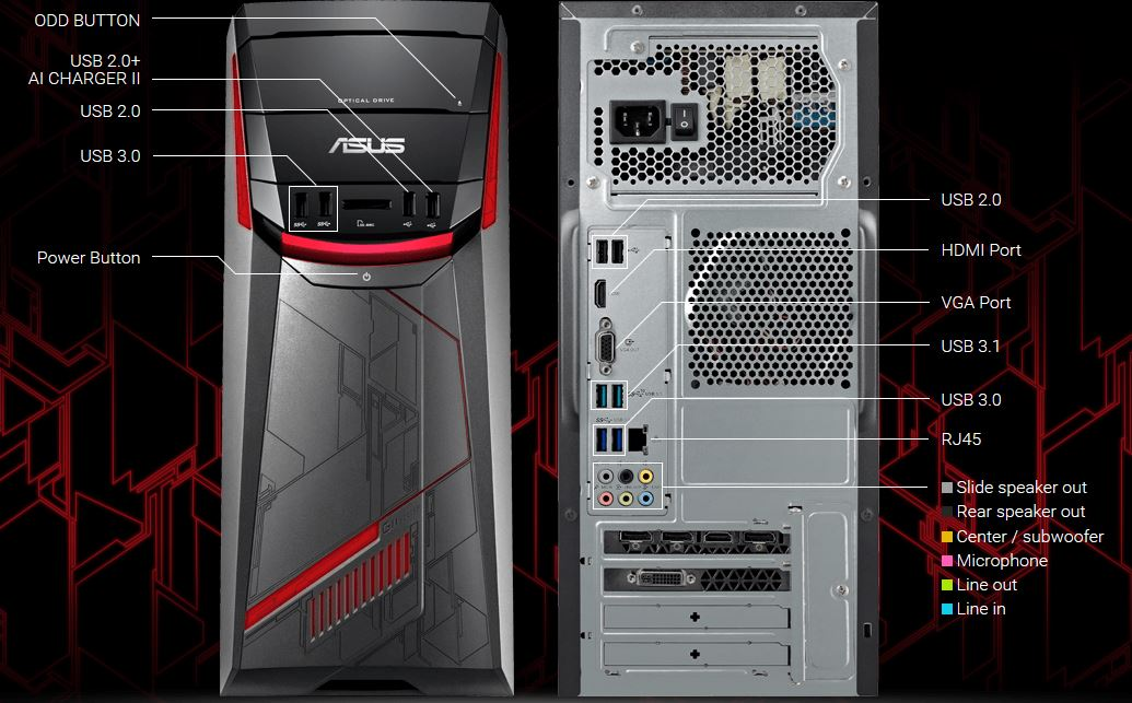 Asus G11CBIN010T Desktop (Core i56400/8GB/1TB/Windows 10/2GB Graphics