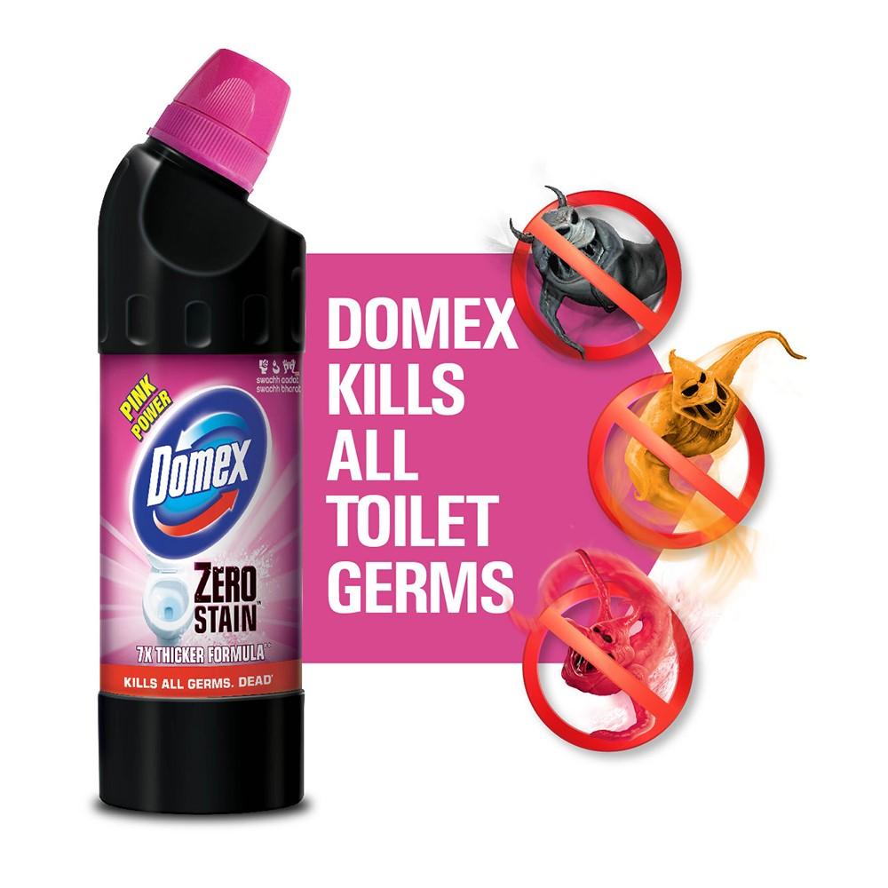 Domex Zero Stain Toilet Cleaner, Pink, 450 ml Amazon.in Health