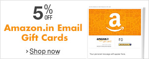 Get 5% off on Amazon.in Email Gift Cards