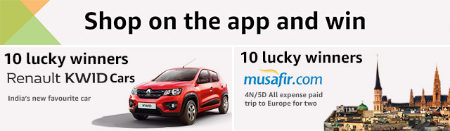 Shop on the app and win