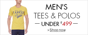 Men's Tees & Polos Under Rs.499