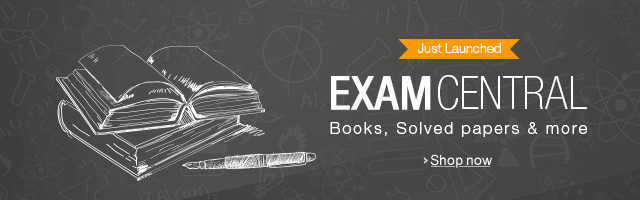 Just Launched: Exam Central | Books, Solved Papers & more