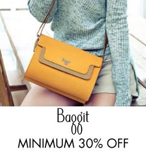 Baagit: Minimum 30% off