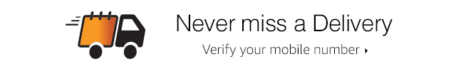 Never miss a delivery: Verify your mobile number 