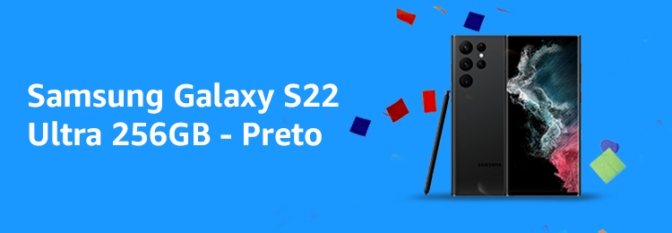 Samsung Galaxy S22 Ultra 256GB - Preto