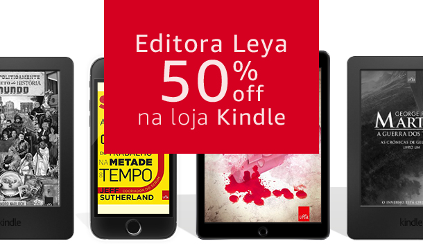 Mais de 200 eBooks da Editora LeYa pela metade do preço!